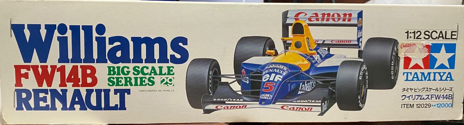 TAMIYA タミヤ F1 プラモデル 1/12ビッグスケールシリーズ 