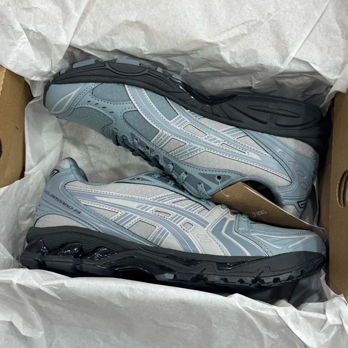 255 Asics(アシックス) ゲル ゲル カヤノ 14 アウォンウェア パック フィヨルド グレー セメント
