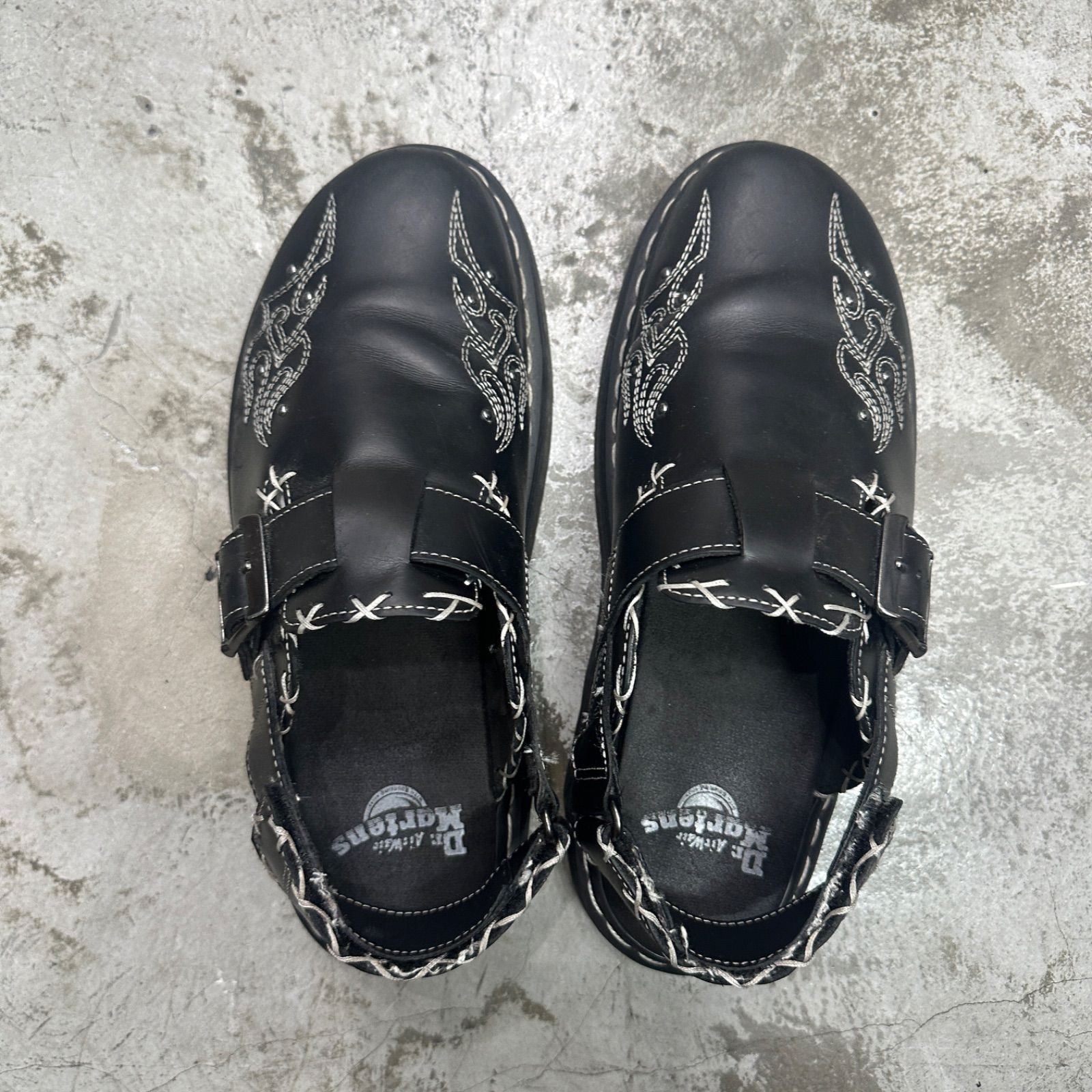 Dr.Martens JORGE II GOTHIC AMERICANA SLINGBACK レザー サンダル スリッポン ドクターマーチン 31565001 9 1128M1
