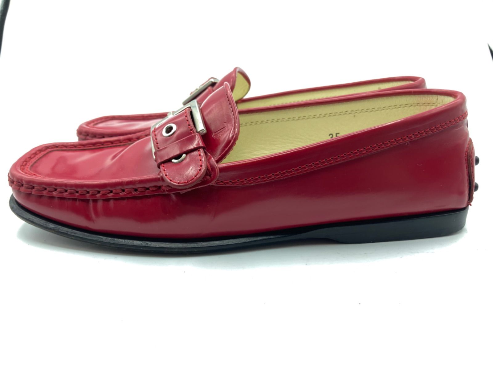 TOD'S トッズ ローファー バーガンディ レッド 楽天市場】【新品