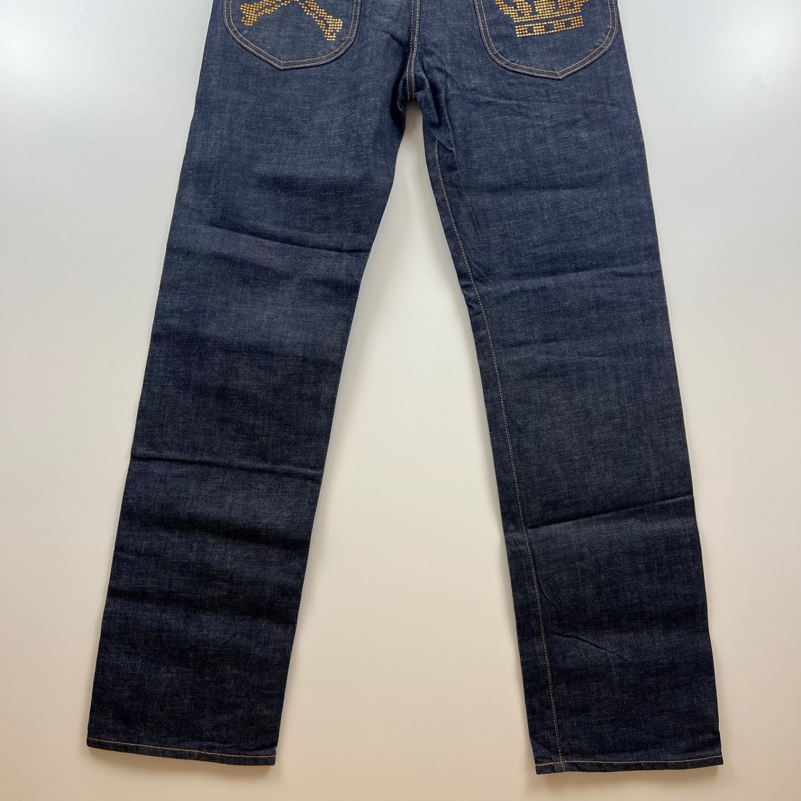 nitraid デニム　ラインストーン NITRAID old stone denim pants M NR009-PA14 indigo ナイトレイド