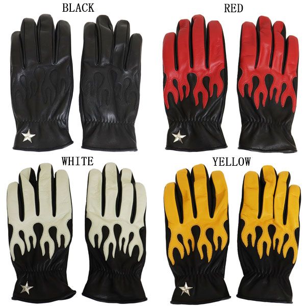 Schott (ショット) 782-3970025 ONE STAR FIRE LEATHER GLOVE