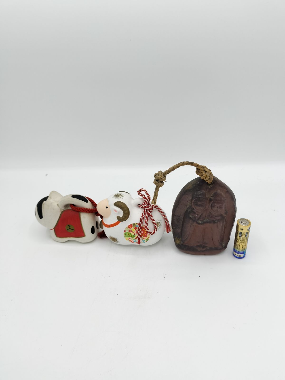 民芸品 呼鈴 牛 猫 善光寺街道 土鈴 工芸品 郷土玩具 人形 骨董