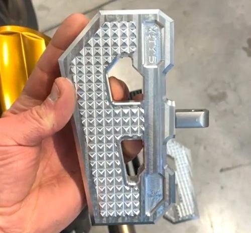 RACING ミニフロアボード フロアボード ブラック インサート ブルー