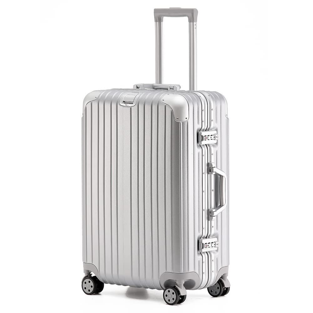 新しいブランド スーツケース アルミフレーム 大容量 7泊以上TSAロック 