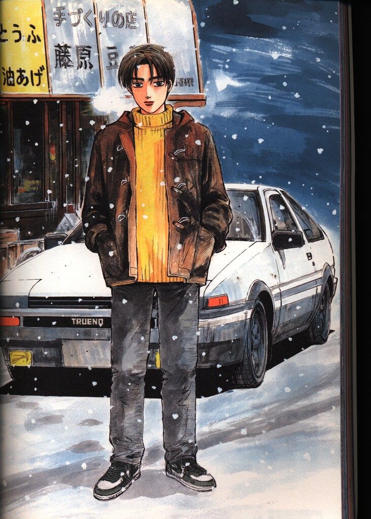 INITIAL D アートワーク集 しげの秀一 INITIAL D しげの秀一 ARTWORK 特別版 しげの秀一、11年半ぶりの描き