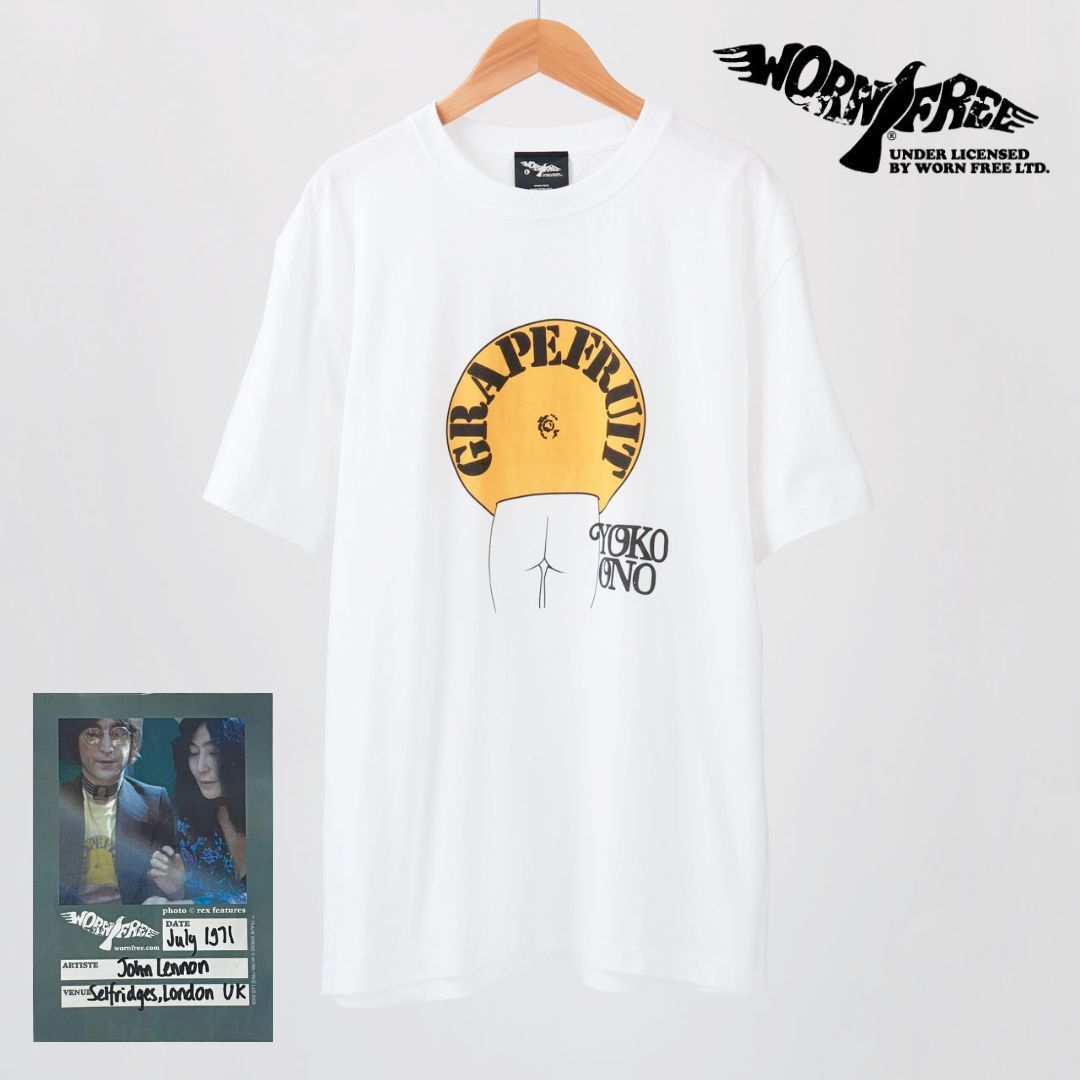 ジョンレノン tシャツ メンズ 半袖 プリント ブランド レディース