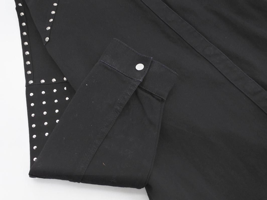 ZARA ザラ スタッズライン オーバーサイズ ジャケット sizeL/黒