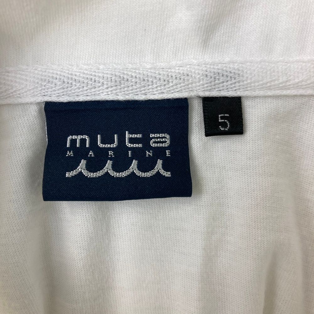 サイズ 5 MUTA MARINE ムータマリン 半袖ポロシャツ ホワイト系 240101525172 ゴルフウェア メンズ ストスト LLC-HASEGAWATOSO_COM