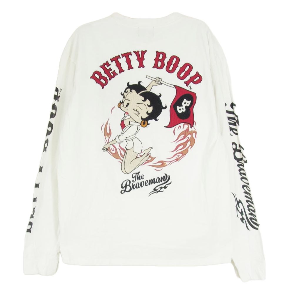 ザブレイブマン The BRAVE-MAN × BETTY BOOP ベティブープ 刺繍 ロング 