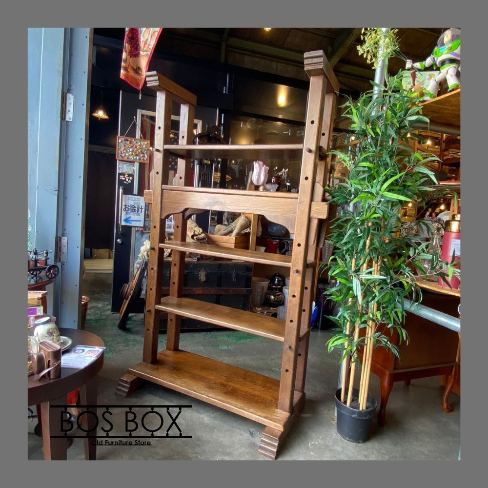 ウッドシェルフ デチャッタブルタイプ ブラウン オープンシェルフ ●BB09N091