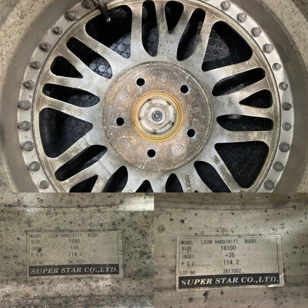 レオンハルト ビューゲル 18インチ LEON HARDIRITT レオンハルト ビューゲル ホイール 4本 8J-18