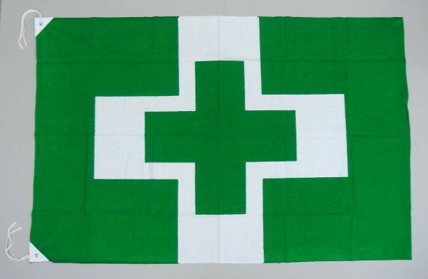 安全衛生旗 木綿 100cmX150cm