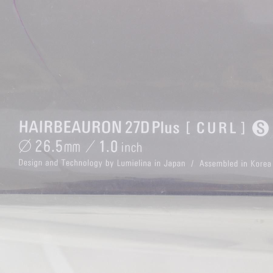 新品/未開封】ヘアビューロン 27D Plus カール S-type 26.5mm HBRCL27D