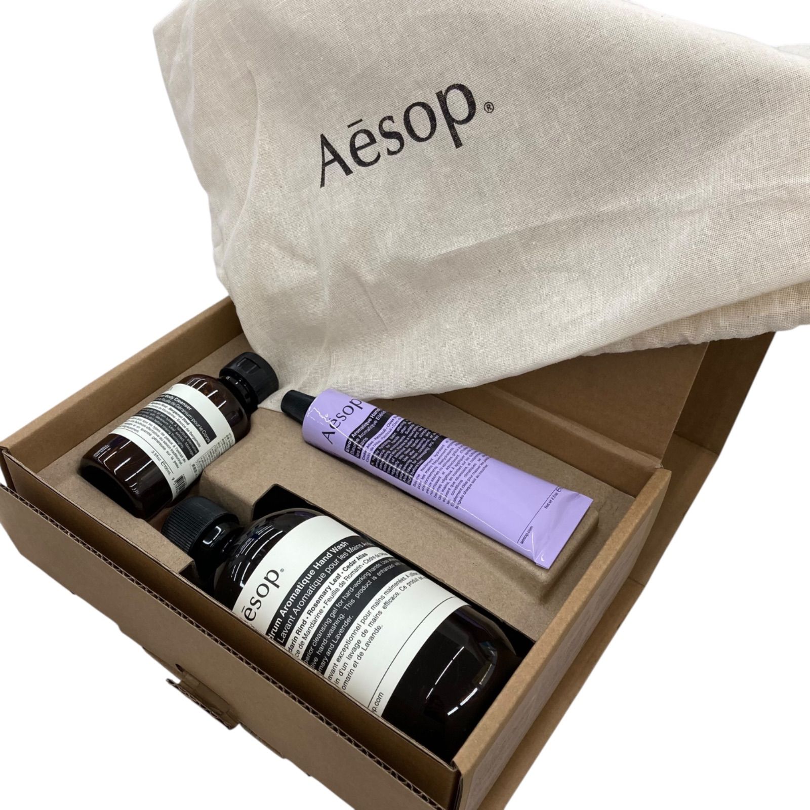 Aesop イソップ スクリーン3 ハンドソープ ハンドクリーム ボディソープ Aesop [ショップバッグ付属] イソップ スクリーン3 ギフトセット