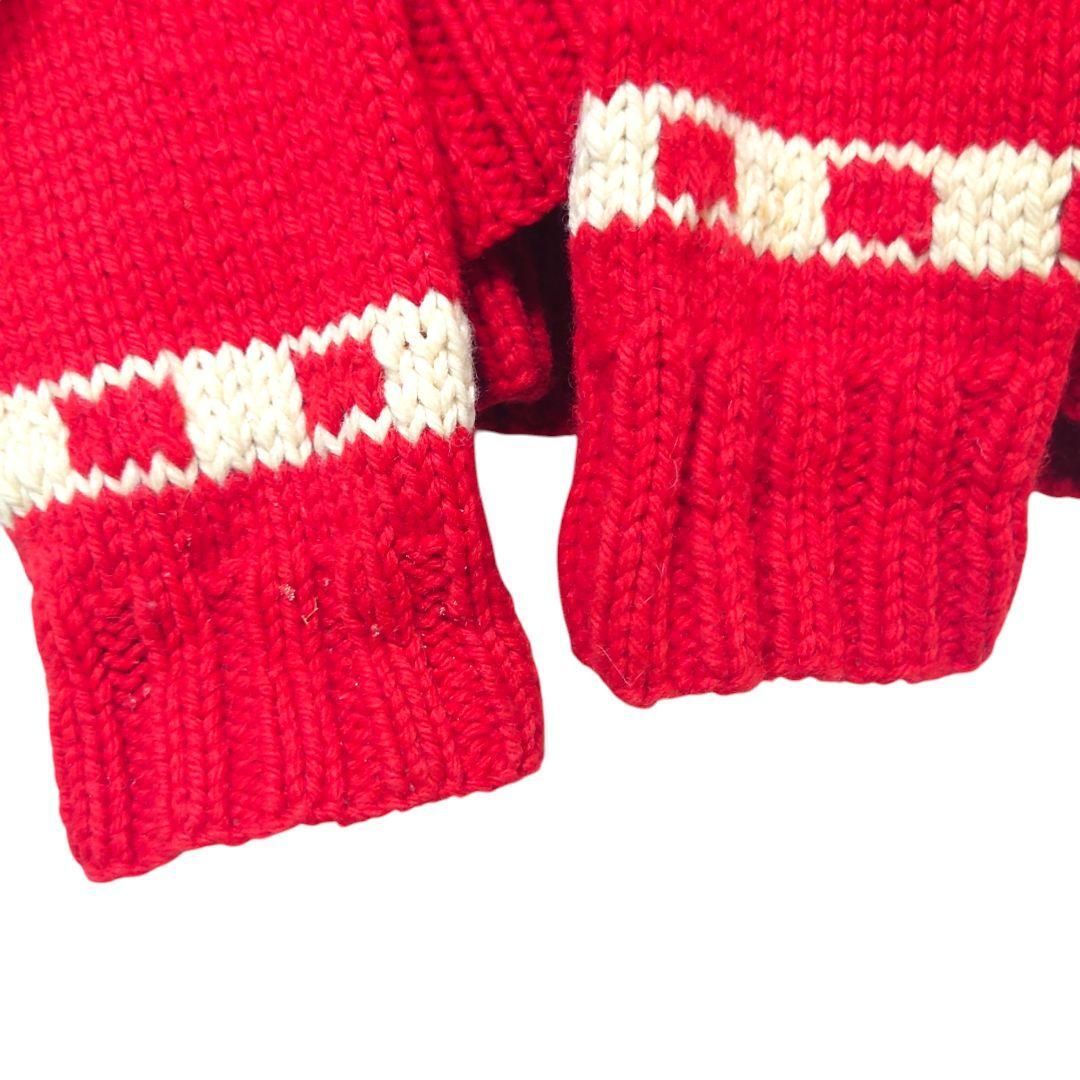 vintage】60～70's アイスホッケー柄 カウチンニット A-3027 - メルカリ