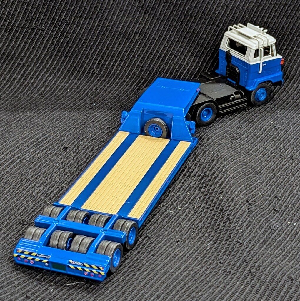 ◇トミカの時◇ 『日野HH341重機運搬トレーラー(東急TD302)LV-N173a』即決 トミカリミテッドヴィンテージ ネオ 1⁄64 TLV-N173a 日野HH341 重機運搬トレーラ 東急TD302 完成品