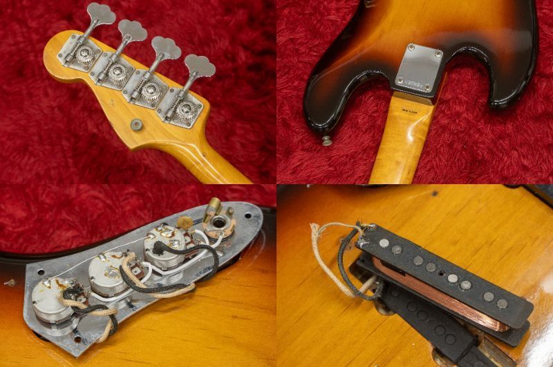 FERNANDES FRB-42 PJ キルトメイプル レッド エレキベース