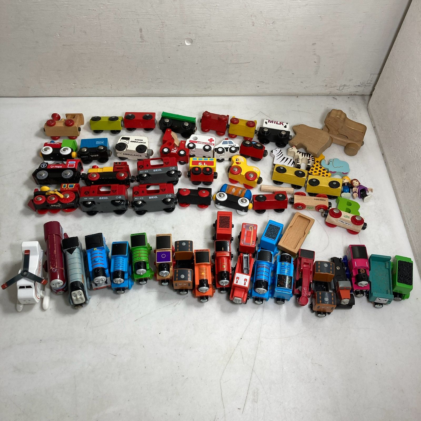 ☆ 木製レール まとめ商品 きかんしゃトーマス、BRIO含む 大量 約13 