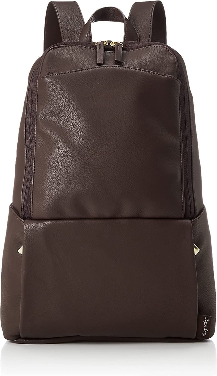 ダークブラウン レガートラルゴ リュック A4 身幅|多収納 MIHABAG LH-L0033Z レディース ダークブラウン