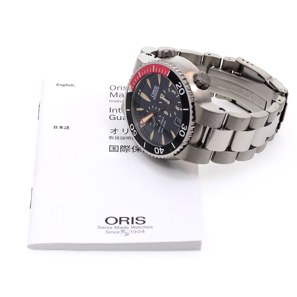 オリス ORIS 649-7541 レギュレーター ダイバーズ デイト 自動巻き 