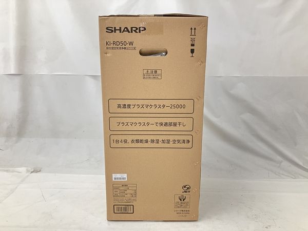 動作保証】SHARP KI-RD50-W シャープ 除加湿空気清浄機 家電 未使用 未 ...