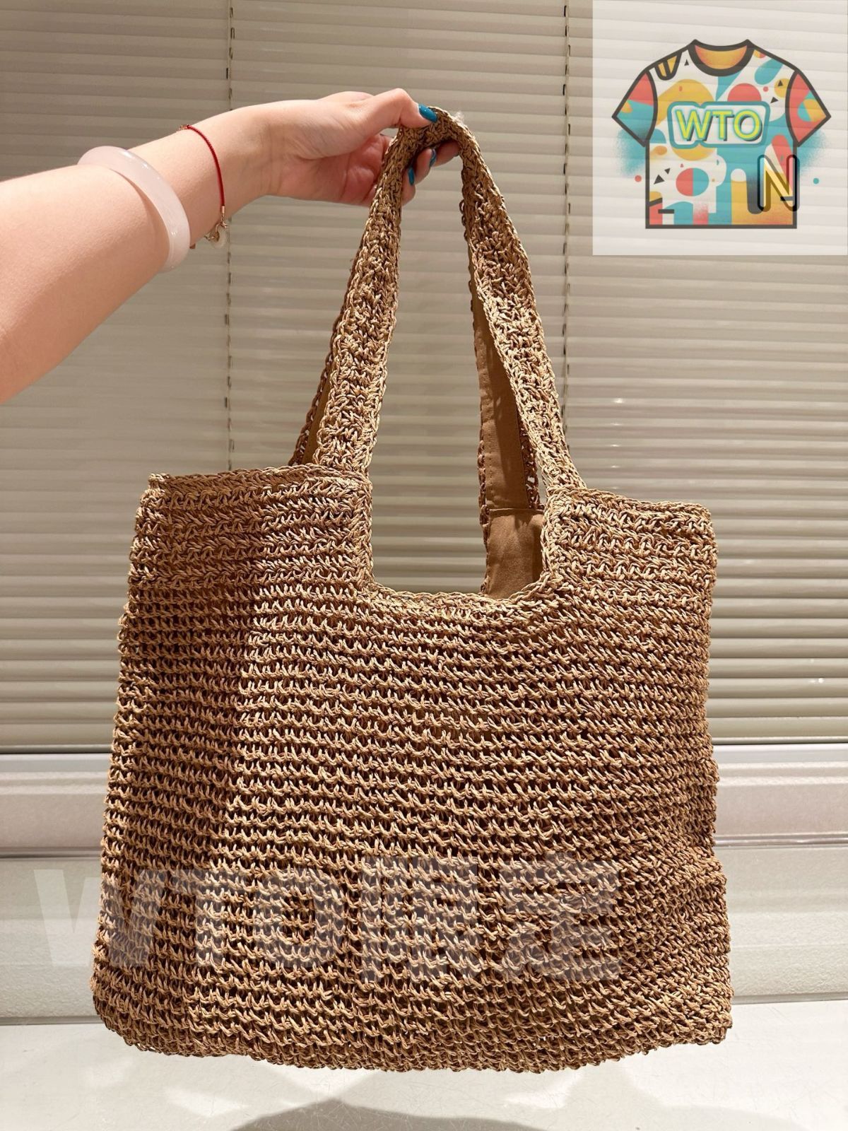 Langkawi出品YvessaintLaurent 5421 今日WTO】YSL Woven Tote Bag ～編み込み トートバッグ～-WTO