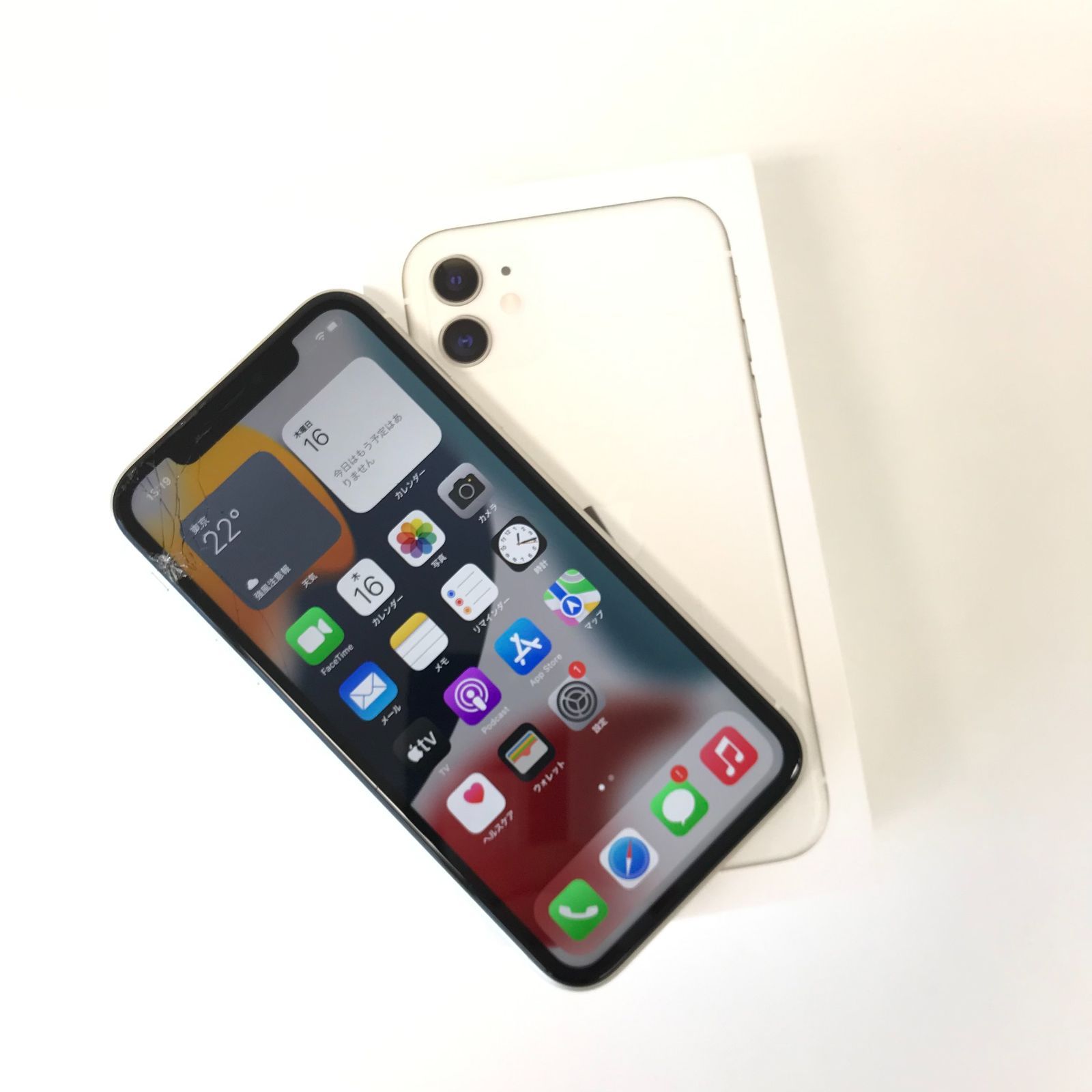 θ【ジャンク/国内版SIMフリー】iPhone 11 128GB ホワイト - 買取ELITE