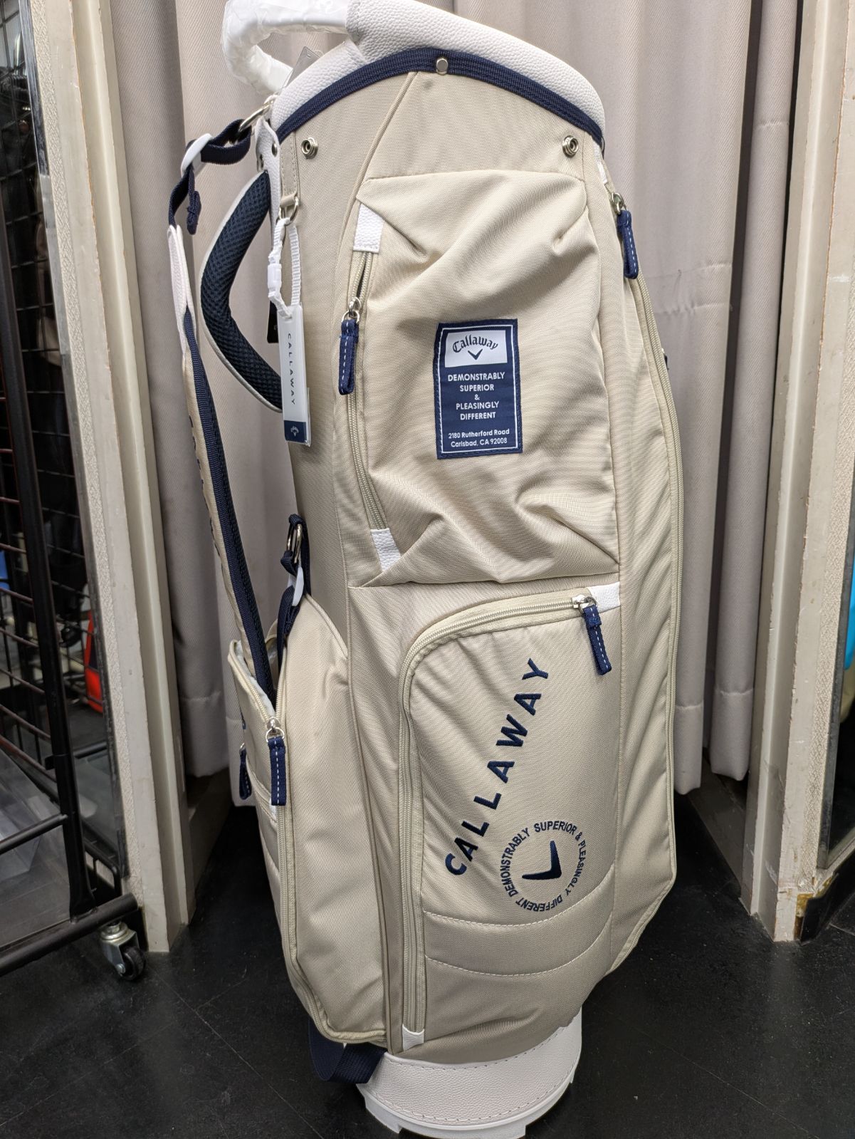 新品未使用品】キャロウェイ キャディバッグ ベージュ Advance 25 JM