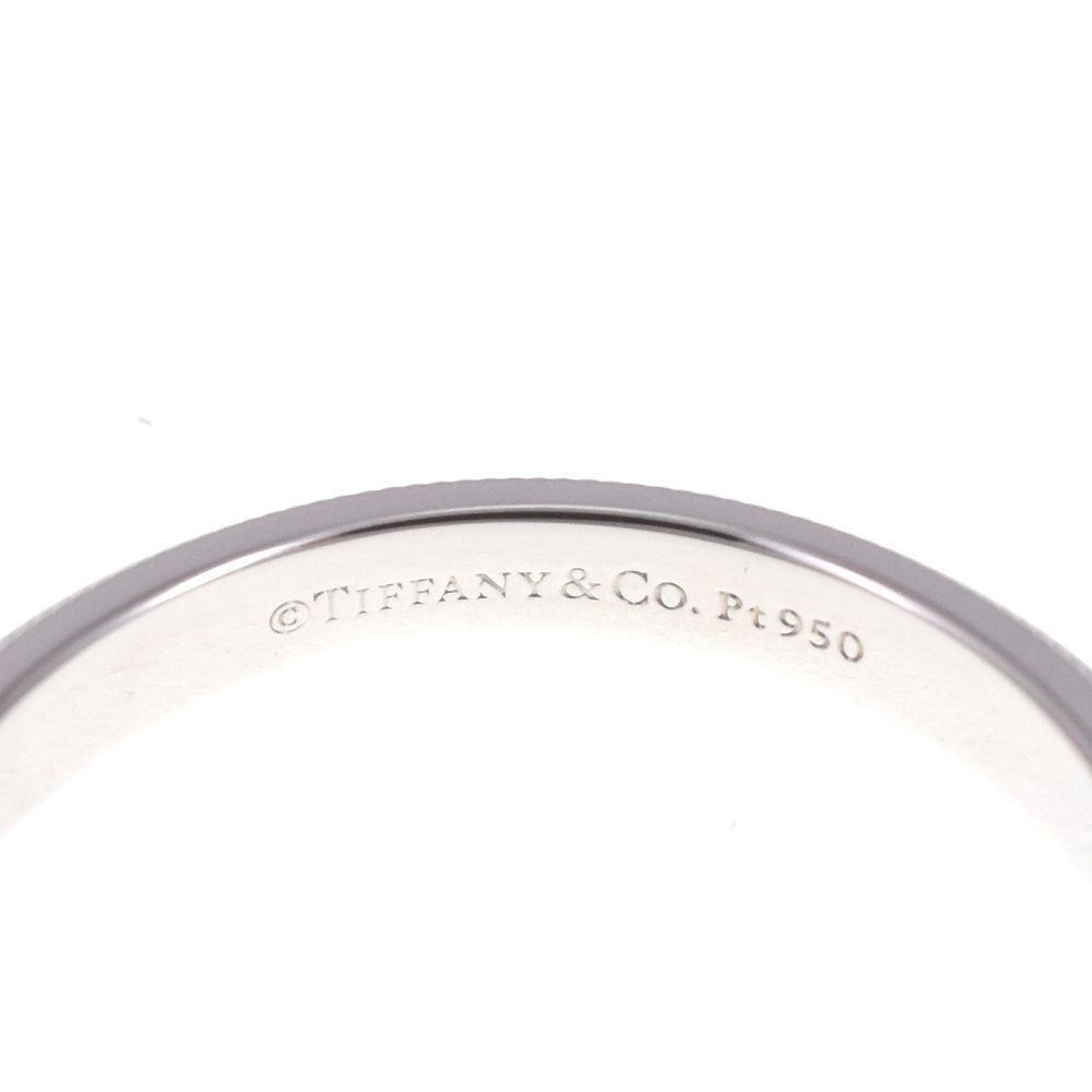 ティファニー TIFFANY-Co. ミルグレイン リング サイズ59 JP19 Pt950 メンズ S 139353