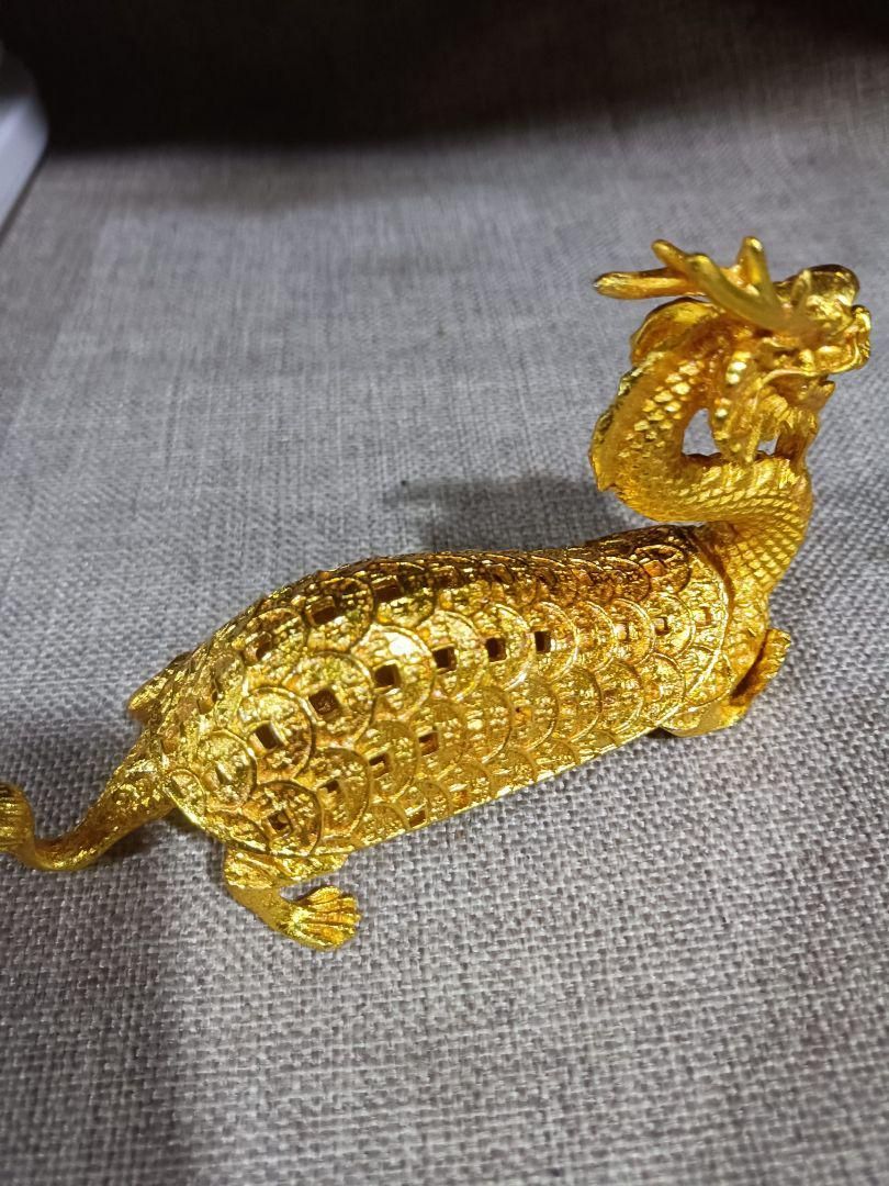 銅 細工 金銭竜亀 茶道香炉 装飾品 工芸品 置物 銅 細工 茶道具 金竜亀薫香炉 金銭亀檀香炉 香道具装飾品 現代