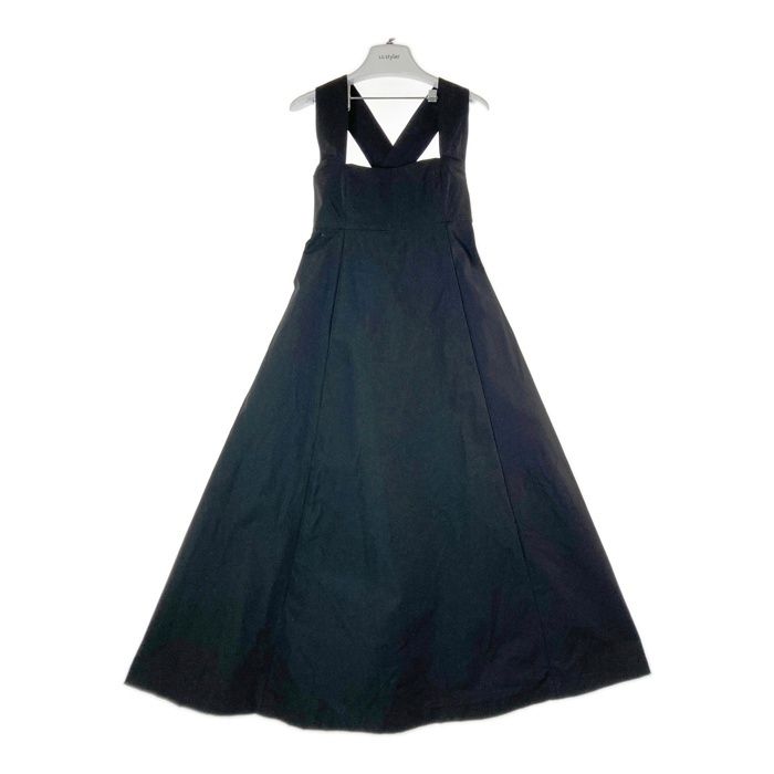 ☆CLANE クラネ ホルターネック フレアロングワンピース ブラック