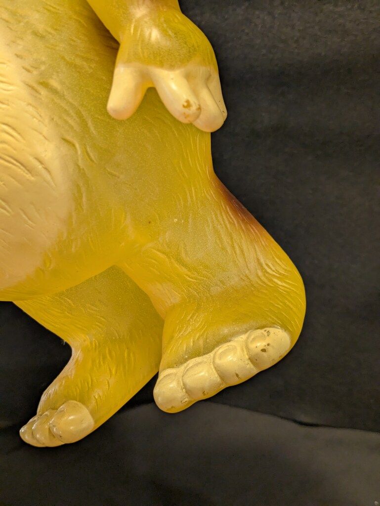 ジャイアント ブースカ 怪獣ブースカ ソフビ イヌクマ クリアイエロー