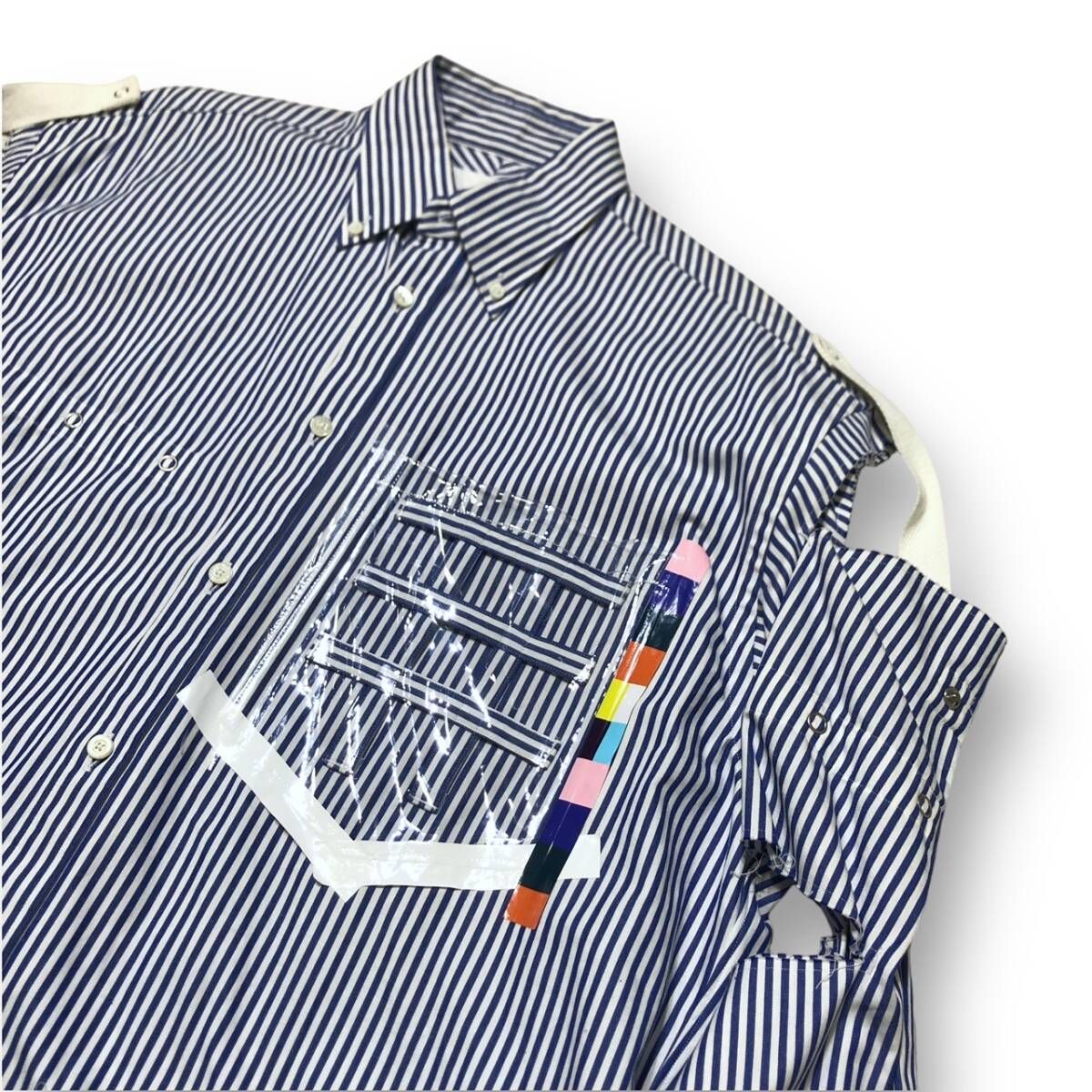 22ss TAKAHIRO MIYASHITA The Soloist アシンメトリーストライプ長袖  