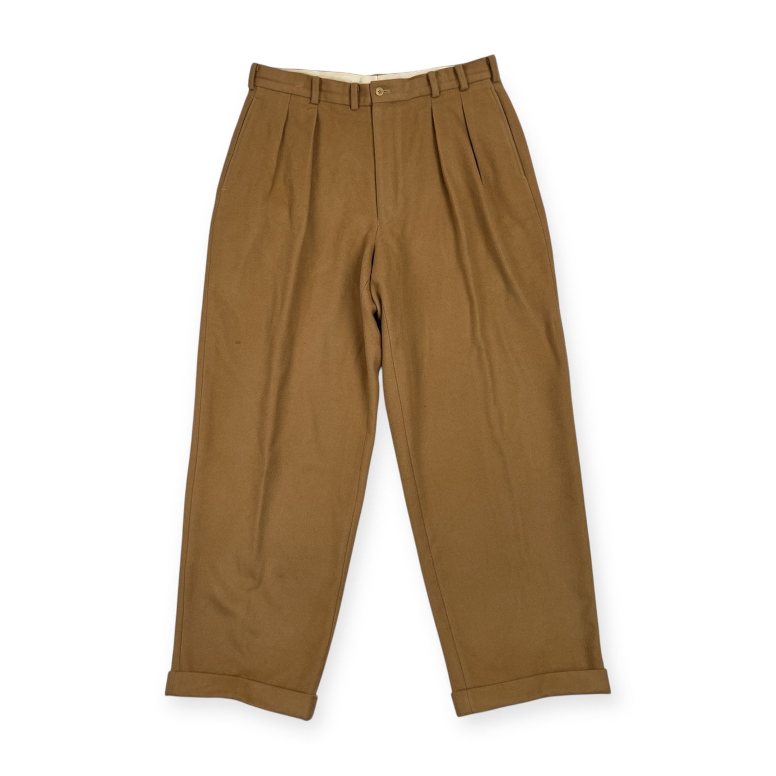 パパス Papas スラックス コットン 茶色  Papas(パパス) ⁄ スラックスパンツ⁄XL⁄コットン⁄BEG⁄DO444FP | 古着の