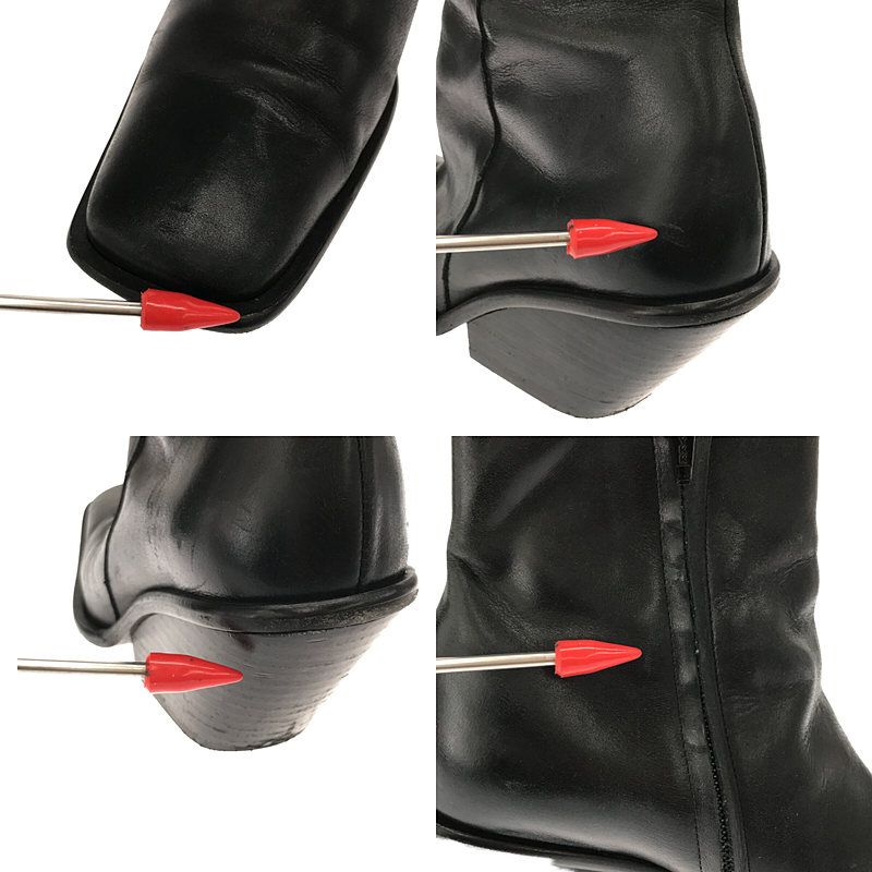 極美品 UNTISHOLD NATY-5 ショートブーツ レザー 36 極美品 UNTISHOLD NATY-5 ショートブーツ レザー 36 二子玉)UNTISHOLD