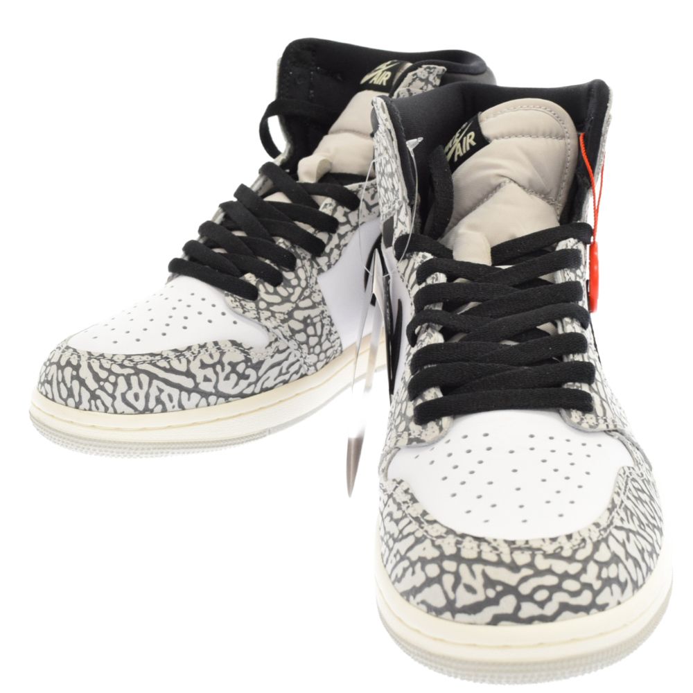 NIKE (ナイキ) AIR JORDAN 1 RETRO HIGH OG WHITE CEMENT 2023 DZ5485-052 エアジョーダン  レトロ ハイ ホワイト セメント スニーカー