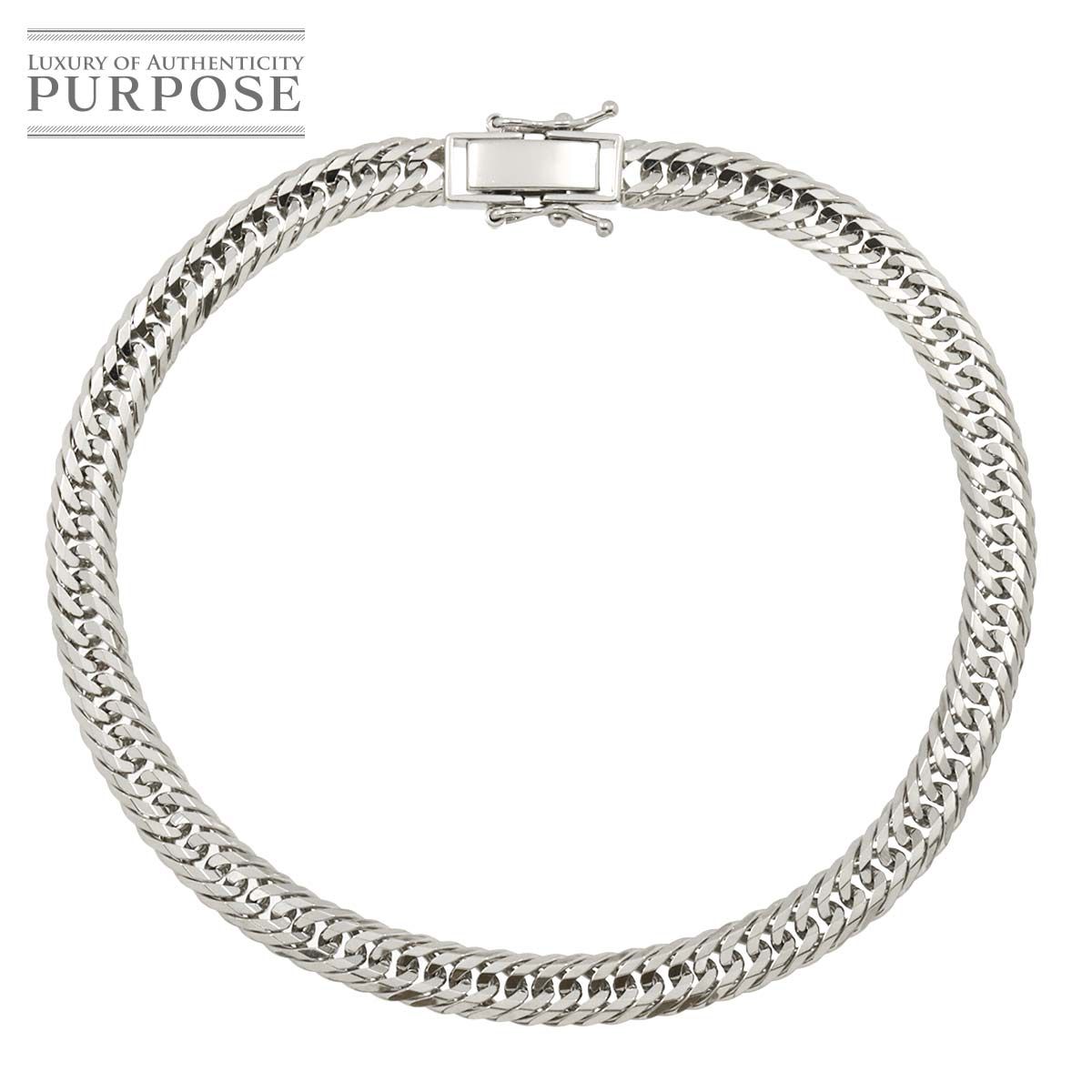 Pt プラチナ 喜平 ブレスレット 20cm 8面トリプル 20.7g 幅 5.3mm キヘイ kihei bracelet 90283653