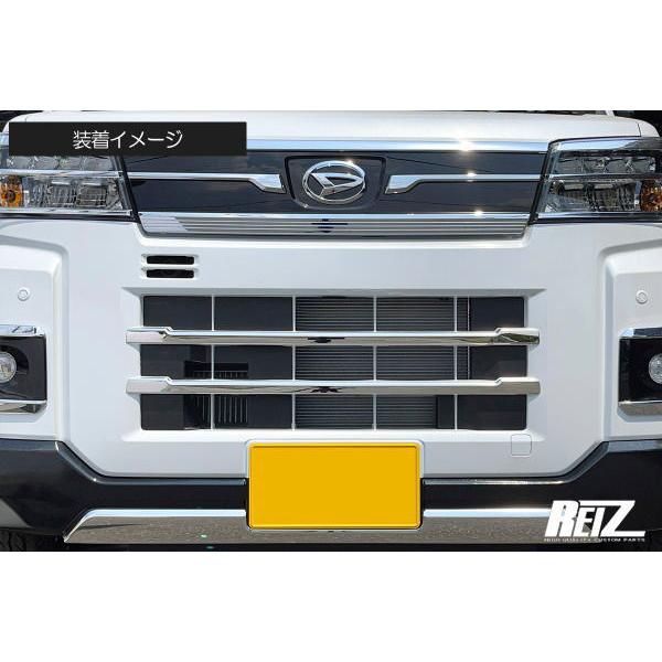 S321V/S331Vハイゼットカーゴ)フロントハーフスポイラーVer1【LED無し 