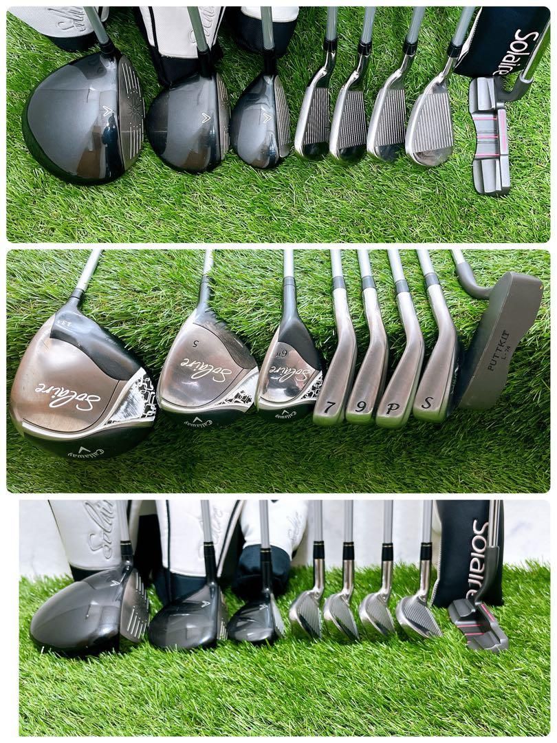 callaway キャロウェイ　イグニオ　レディースセット　初心者　かわいい　右 レディース初心者用 キャロウェイ ソレイル イグニオ ゴルフクラブ