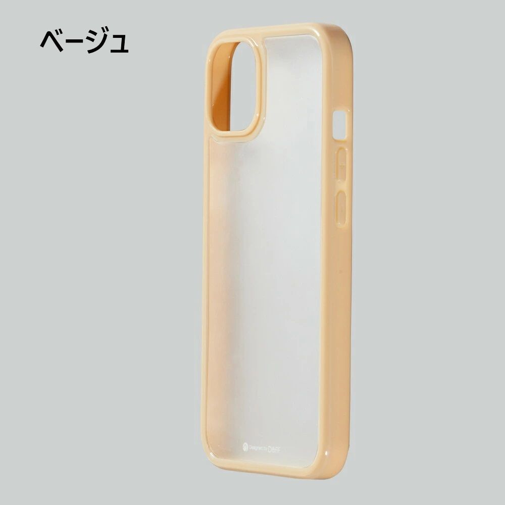【訳アリ B級品 特別価格】【２個セット】Ⓜ iPhone 13 Pro 用、クリアハーフマット仕上げのガラス、シンプルで軽くて強いケース「Etanze Lite（エタンゼ ライト）」