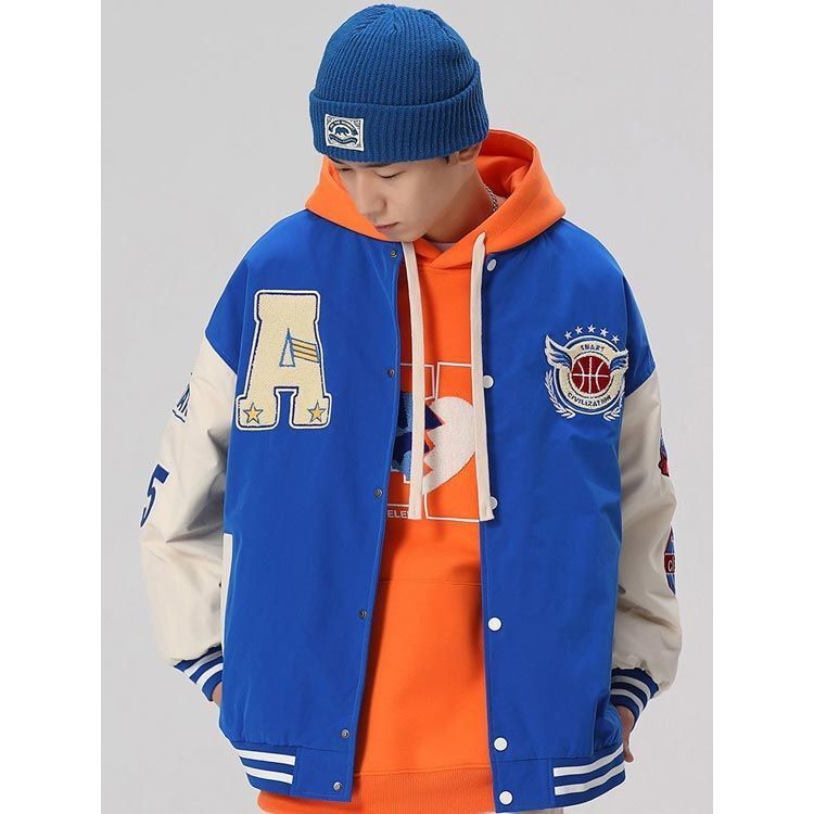 レディース 刺繍 メンズ メルトンスタジャン アウター ワッペン スタジャン スタジャン メルトン メルトン ジャケット ロゴ ユニセックス レディース ブルゾン スポーツウェア カジュアル メルト#cjfj135517