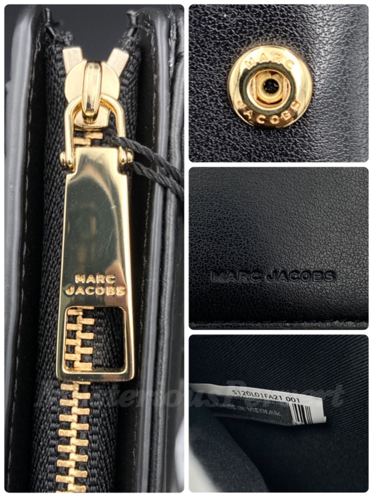 036)Marc Jacobs マークジェイコブス ザ グラム 二つ折り 財布