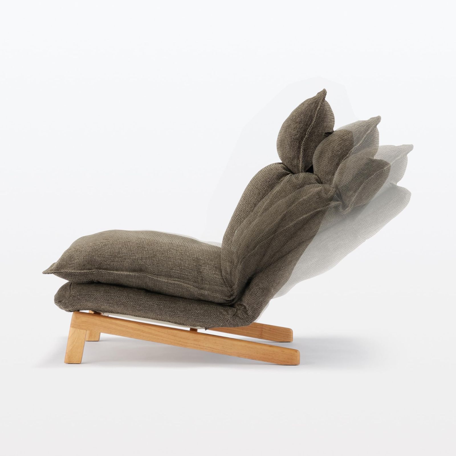 ポリエステル平織 1シーター 12911005 幅74×奥行114～134.5×高さ66.5