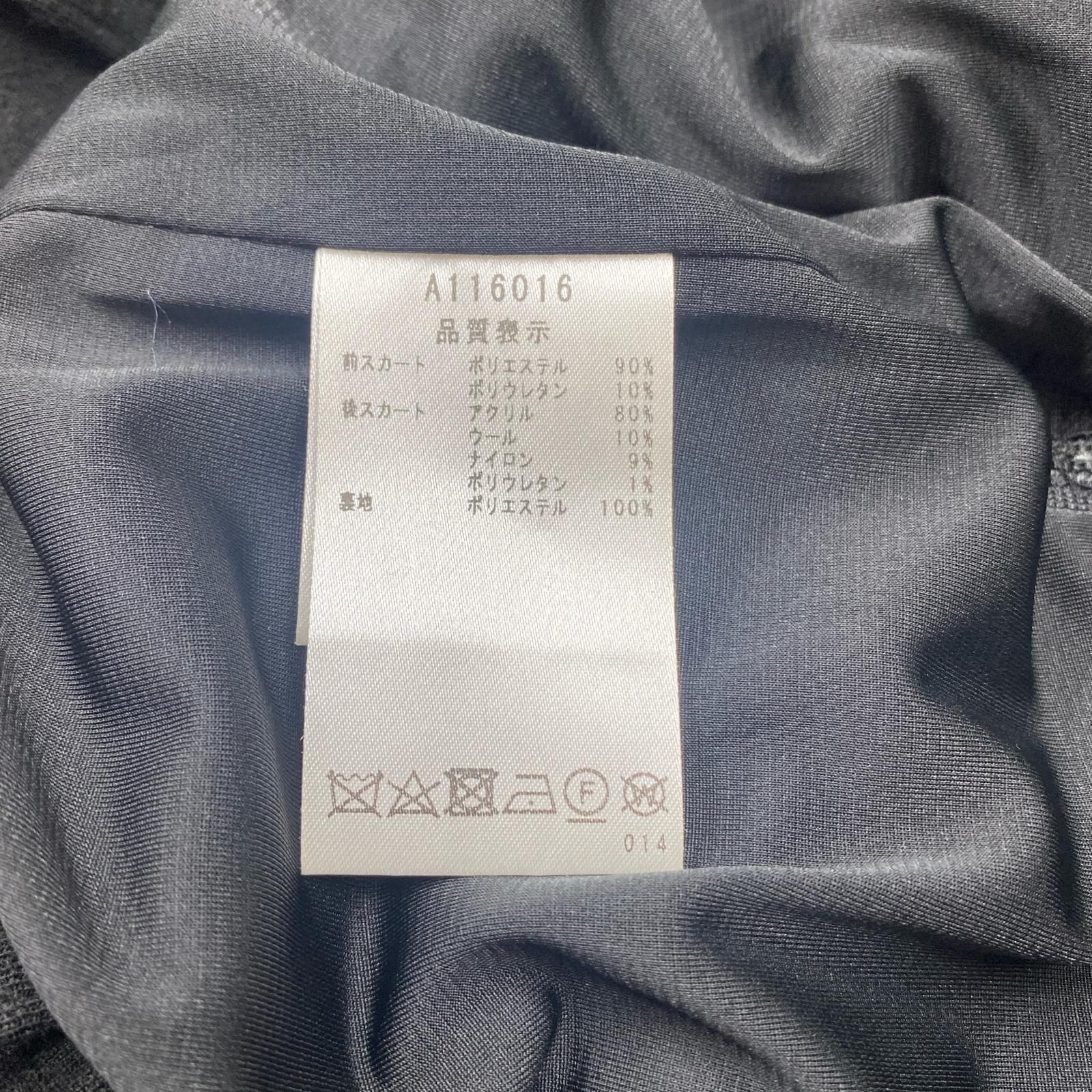 ファッションショー レディース アルチビオ archivio スカート 40 L 黒 ブラック 裏地付き