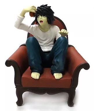 デスノート　フィギュア　L　シークレット　フルカラーver.　希少　レア 中古】食玩 トレーディングフィギュア L(ドーナッツ) フルカラー