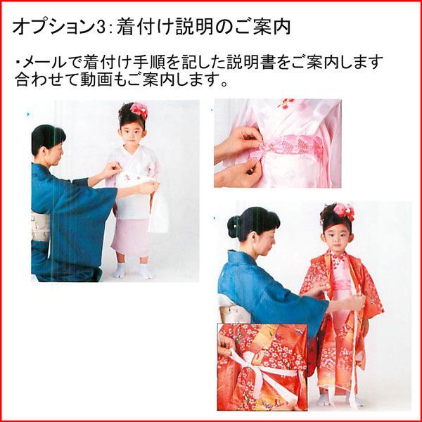 七五三 三歳 女児 被布着物セット 正絹 花うさぎ 祝着 NO40640