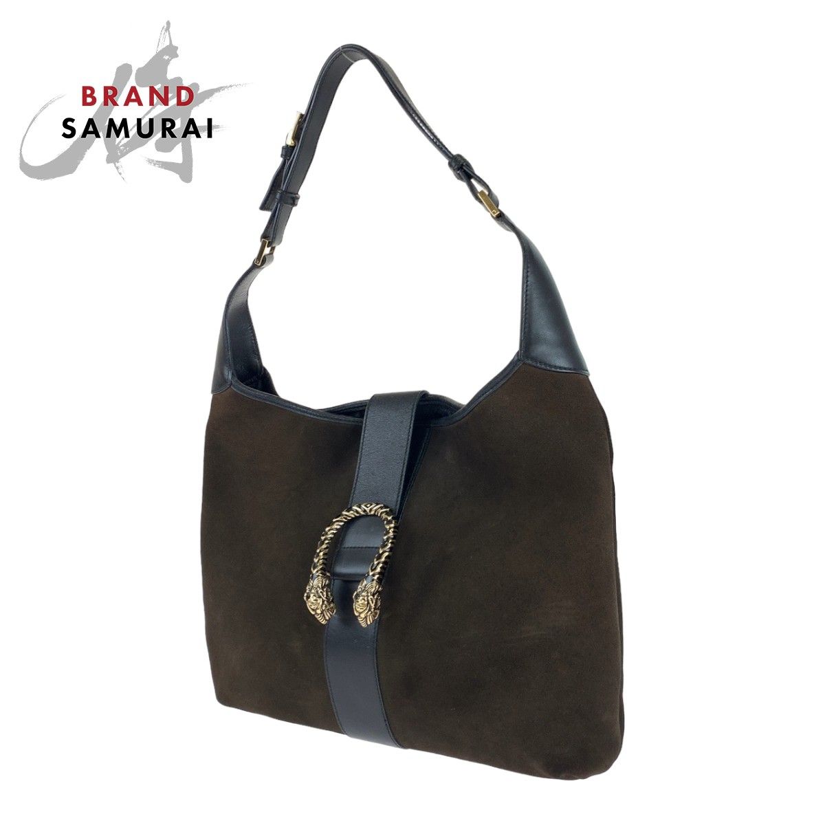 GUCCI グッチ デュオニソス タイガーヘッド ダークブラウン 茶