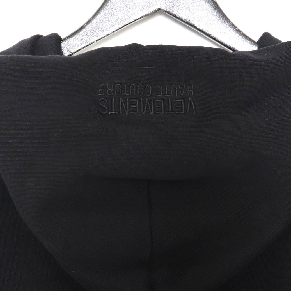 VETEMENTS 22SS HAUTE COUTURE LOGO POPOVER HOODY