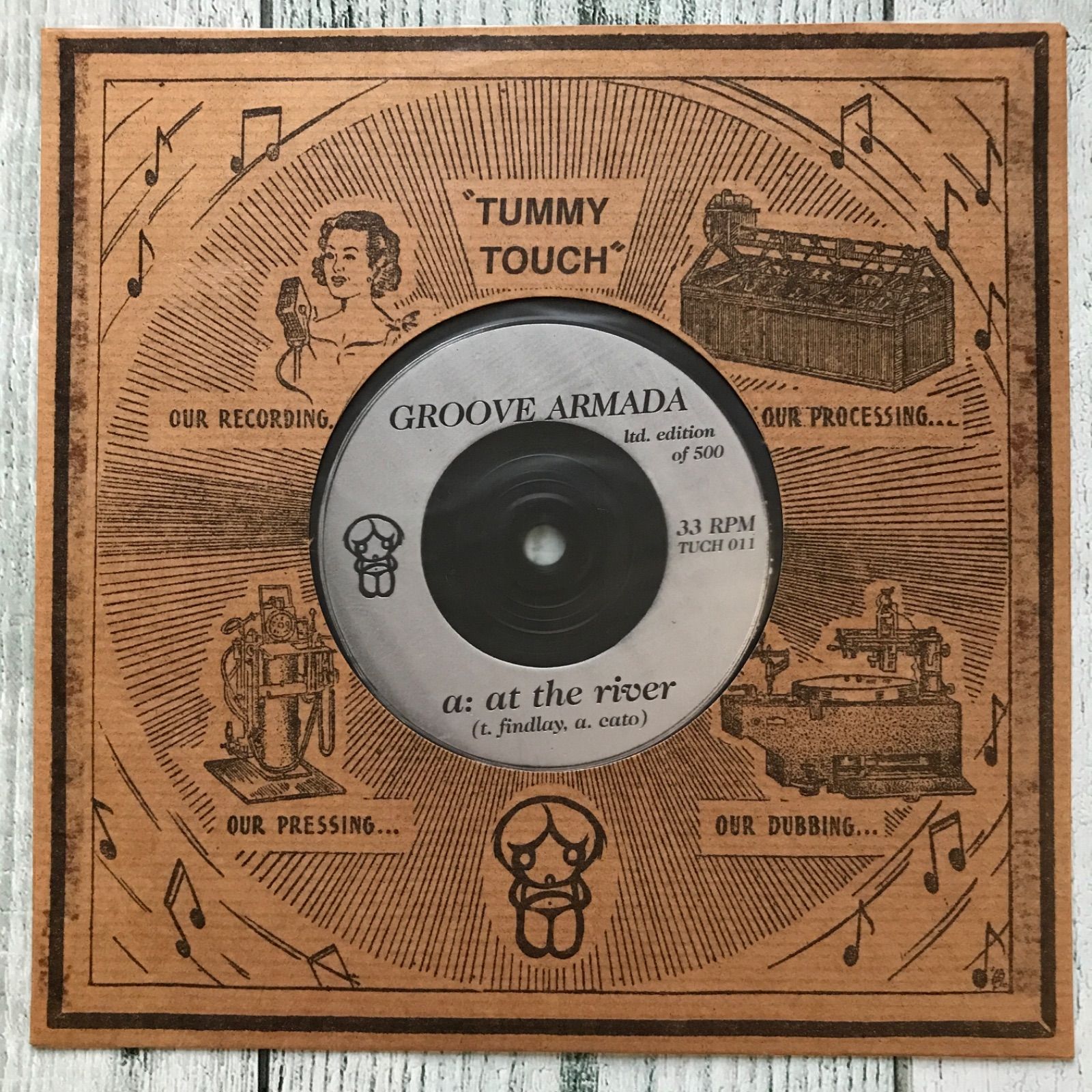 激レア 超限定7”】☆希少！500枚プレスのみ☆ GROOVE ARMADA / At The